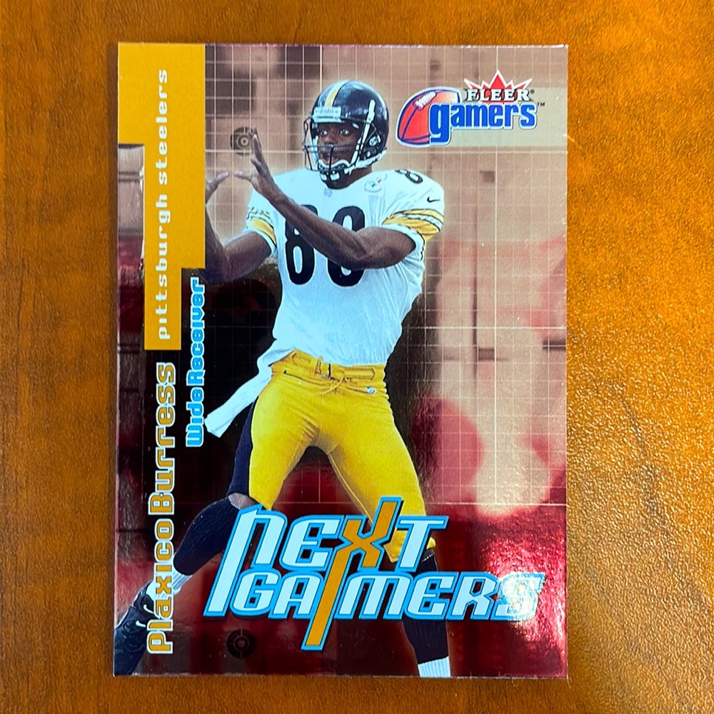 *ROOKIE CARD* 2000 Fleer Next Gamers Plaxico Burress Pittsburgh Steelers! 🏈